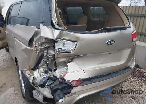 2015 Kia Sedona Lx из США, поврежденный, VIN KNDMB5C1XF6041982